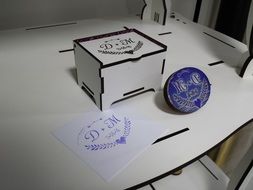 laser cut stamp