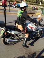 picture of the Police moto