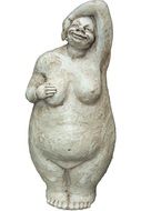 clipart of the stone naked woman figure
