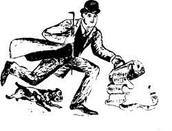 image of a man with a dog
