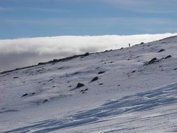 women in high alps