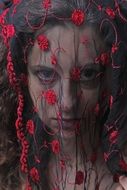 Portrait of sad woman