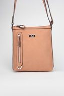 peach-coloured bag