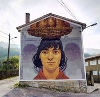 rural graffiti in galicia