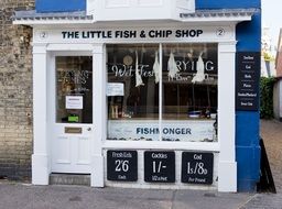 Old little fish and chip shop