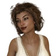 portrait of a sensual digital woman