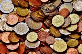euro coins with different par value