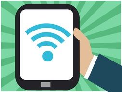 Wifi Network emblem drawing