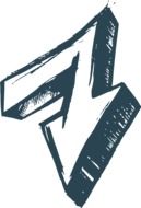 drawn down arrow