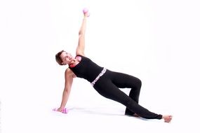 woman with a smile in a pose