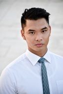 portrait of an asian businessman