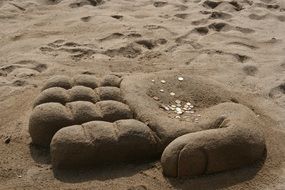Hand Money sand