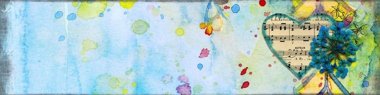 clipart of the colorful musical banner