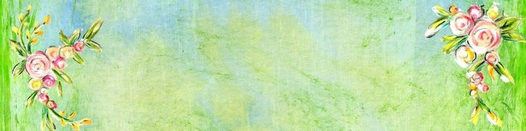 Beautiful colorful banner with the flowers clipart