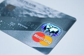 gray mastercard bank card