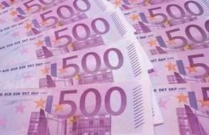 500 euros money paper notes