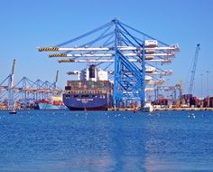 View of the industrial dock