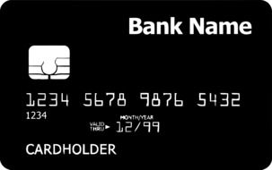 black bank card