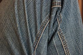 seam on jeans