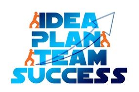 Idea Plan Team Success poster drawing