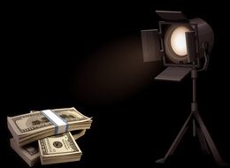 the spotlight is aimed at money