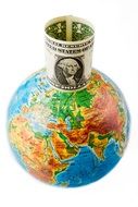 Dollar Money Globe Earth drawing