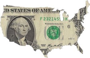 Usa Map Dollar