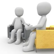 Meeting Conversation 3D figurines