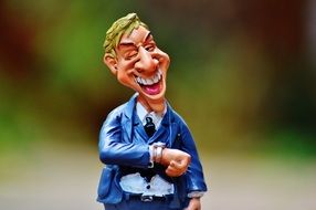 figure of a lucky businessman