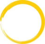 Yellow Round Circle drawing