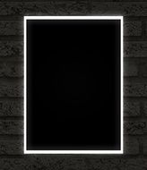 Neon and black frame