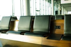 Chairs in the airport