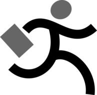 Entrepreneur icon drawing