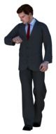 Caucasian business man clipart