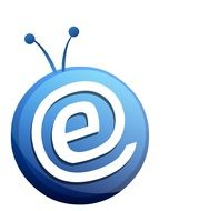 blue email sign