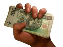 sto zlotych In the Hand