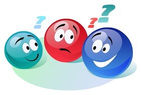 Communicating of logos clipart