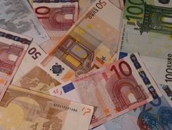 Euro Bills Currency