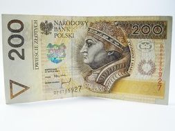 polish banknote of 200