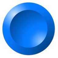 icon of a blue button