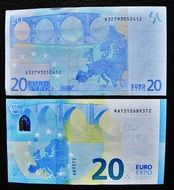 20 euros as paper money