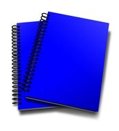 blue binders