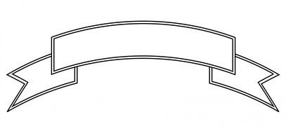 Banner Outline Design drawing