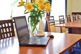 Conference Room with laptop