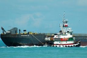 Tug Boat on a river