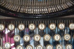 Typewriter in the office