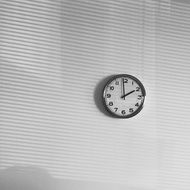 white Wall Clock