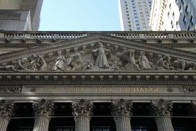 stock exchange building in New York