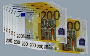 Euro banknotes as currency
