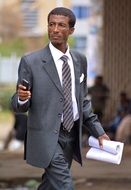 African Business Man drawing